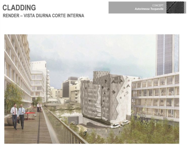 contiAssociati-CluddingViaTocqueville-VistaRetro contiAssociati-CluddingViaTocqueville-VistaRetro